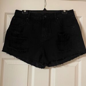 Blackheart Distressed Denim Shorts